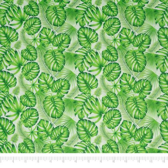 SINGER Palm Leaves Cotton Fabric